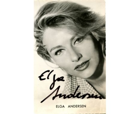 GERMAN CINEMA: Selection of vintage signed postcard photographs by various German (and a few Austrian) actresses including Sa