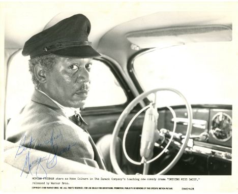 FREEMAN MORGAN: (1937-&nbsp;&nbsp;&nbsp;&nbsp; ) American actor, Academy Award winner. Signed 10 x 8 photograph of Morgan in 