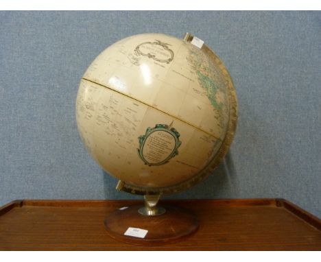 A vintage Replogle Danish 30cm desk globe 