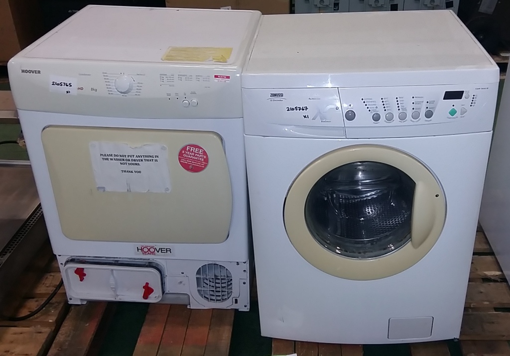 Zanussi Jet System 1600 XC6 washing machine, Hoover VisionHD Condenser