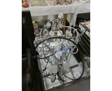 A small hall chandelier