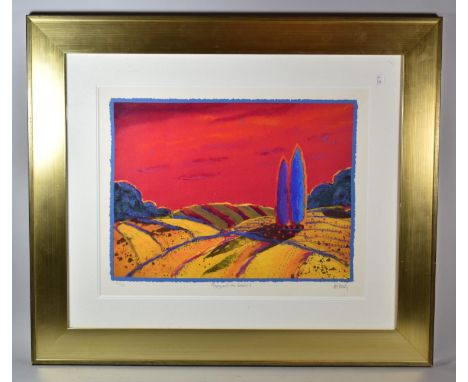 A Gilt Framed Limited Edition Print, Playing with The Seasons II by B H Brody, Signed by the Artist and Numbered 43/195, 91.5