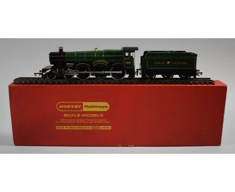 A Boxed OO Gauge Hornby Railways Locomotive R.759 Great () Western Locomotive and Tender, Hall Class 4-6-0, Number 4983, Albe