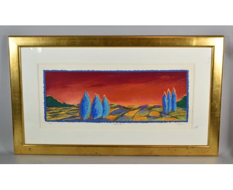 A Framed Limited Edition Print by B H Brody, Evening Song, 76/395, 103cms Wide 
