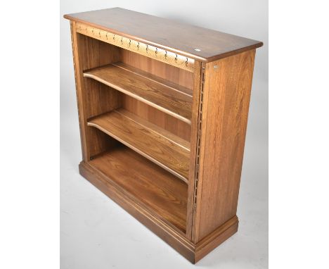 A Modern Ercol Two Shelf Open Bookcase, 96cms Wide 