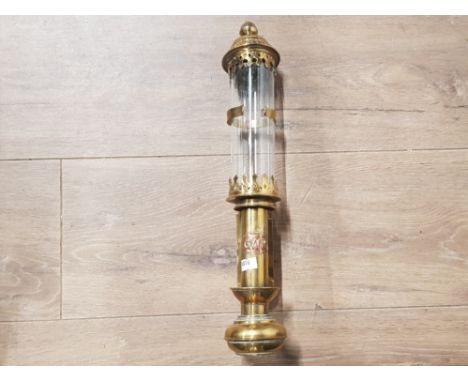 GREAT WESTERN RAILWAY ANTIQUE CANDLE LAMP COMPLETE