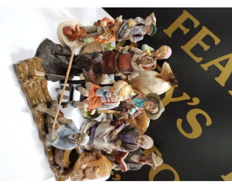 A LOT OF ASSORTED ANIMAL ORNAMENTS INF HERIDITIES BRONZED FIGURE WEST GERMAN GOEBEL FIGURES ETC