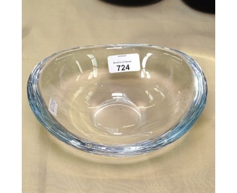 A Copenhagen clear glass bowl by Per Lutken 