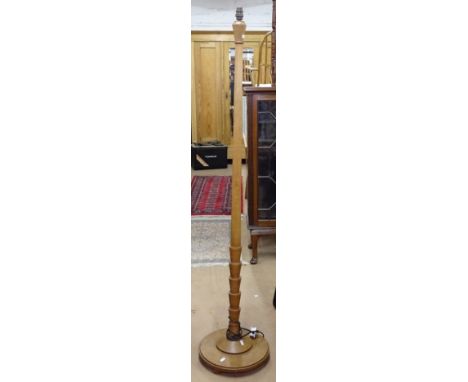 An Art Deco standard lamp 