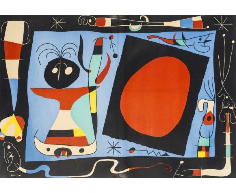 NO RESERVE δ Joan Miró (1893-1983)Femme au Miroir (Cramer Books 36)Lithograph printed in colours, 1956, on wove paper with th