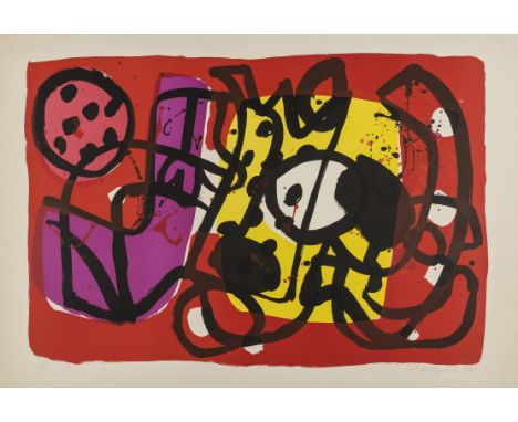 δ Alan Davie (1920-2014)Zurich Improvisations XVIII Lithograph printed in colours, 1965, signed, dated and numbered from the 