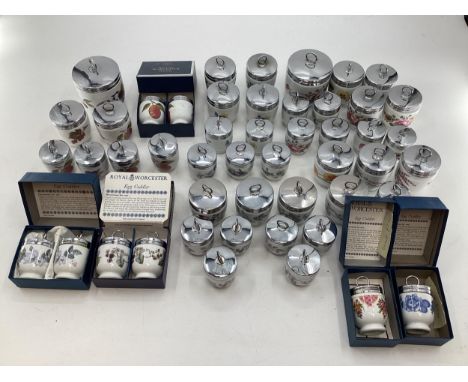 A collection of 20th century Royal Worcester items, some boxed, to include a large quantity of egg coddlers 