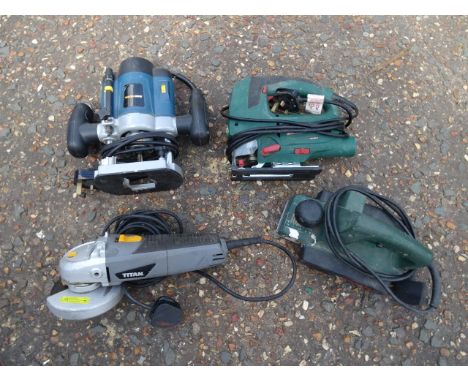 Power tools to include router and angle grinder etc&nbsp;
