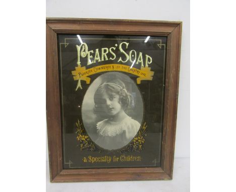 Pears Soap print framed and glazed 42x54cm