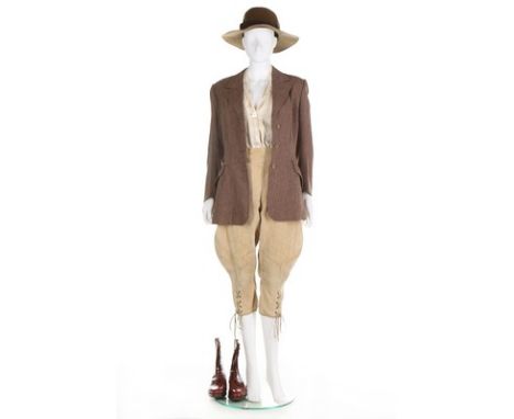 A Woman's Land Army ensemble and separates, 1940s, including two pairs of corduroy jodhpurs, labelled 'Women's Land Army'; wi