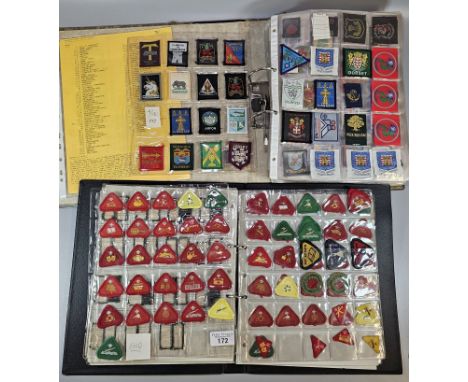 An album of vintage Boy Scout badges, together with another larger album of Scout Area badges, Welsh, English, Including Sout
