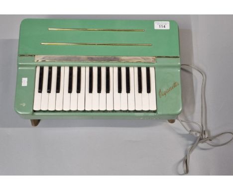 Vintage Hohner West German Organetta, in original, box. (B.P. 21% + VAT).&nbsp;Passed PAT test, but not tested or plugged in 