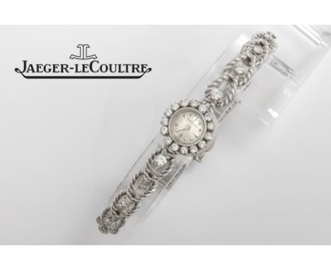 seventies' vintage Jaeger-LeCoultre marked ladies' wristwatch at that time famous as the smallest wristwatch (with mechanical