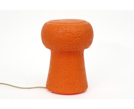 Italian Pierfrancesco Arnone Francolight marked lamp in orange resin || ARNONE PIERFRANCESCO (20°/21° EEUW) design lamp (dd 2