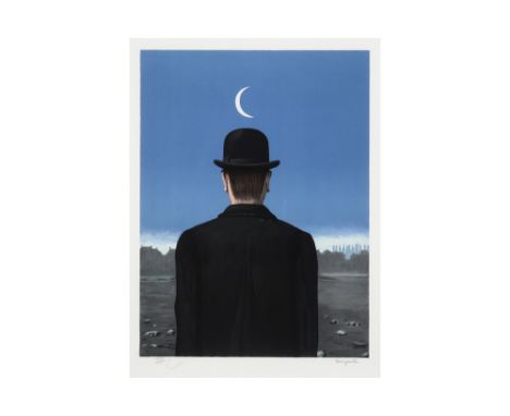 René Magritte lithograph printed in colors after the painting from 1955 - with atelier stamp by the Succession Magritte and s