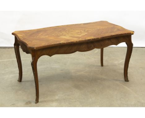 Louis XV style rosewood sofa table || Rozenhouten salontafel in Louis XV-stijl  