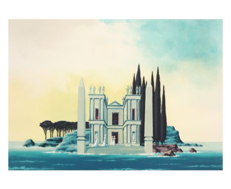20th Cent. Belgian lithograph printed in colors - signed Gaston Bogaert || BOGAERT GASTON (1918 - 2008) kleurlitho n° 90/100 
