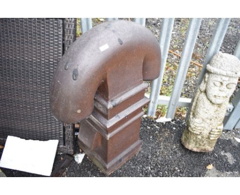 An interesting chimney , with arch top