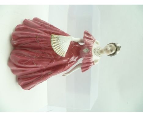 ROYAL WORCESTER figure "Queen Elizabeth, the Queen Mother" sculptured by J Bromley limited edition no. 3521/7500, with certif