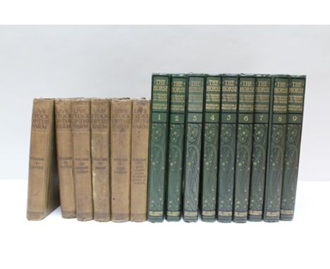 ED. PROF. C. BRYNER JONES "Livestock on The Farm" 1918, vols. 1-6 PROF. J. WORTLEY AXE "The Horse, Its Treatment in Health an