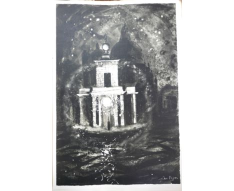 John Egerton Christmas Piper (1903-1992)Santa Maria Della Salute lithograph from the Santa Maria Della Salute suite, with a p