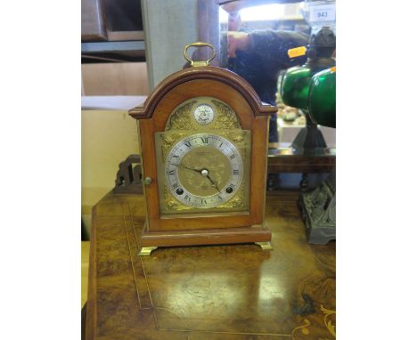 A WM Bruford &amp; Sons Ltd. Elliott Mantle Clock, 26cm wide 