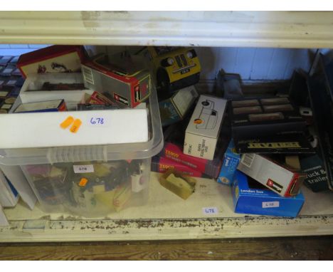 A Selection of Mostly Boxed Toy Cars, Vans, Lorries, Buses etc. including Ertl, Tesco, Morrisons Maisto, Matchbox etc. 