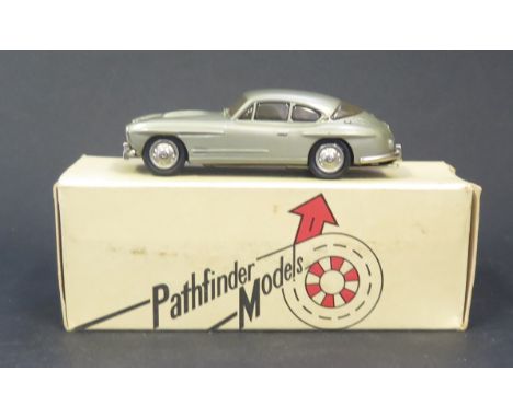 A Pathfinder Models PFM No. 1 1957 Jensen 541R Hand Built 1:43 Scale Model. Appears in near mint condition but missing one pi