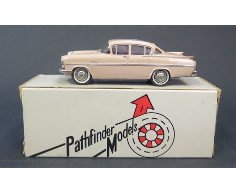 A Pathfinder Models PFM 6 1958 Vauxhall Cresta PA Hand Built 1:43 Scale Model. Appears in excellent condition in box.