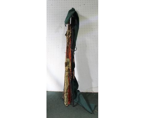 A COLLECTION OF FISHING RODS comprising; a Sundridge carbon fibre boat rod, extension handle, in green carrying bag, together