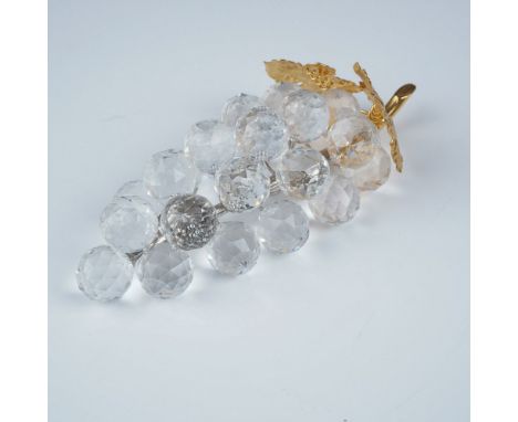Exquisite Swarovski crystal figurine from the Sparkling Fruit collection. This elegant design showcases 23 clear faceted crys