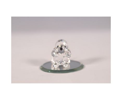Swarovski Beagle Puppy Sitting (item 158418), designed by Adi Stocker, was introduced in 1990 and retired in 2012. Part of th