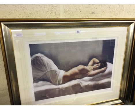 Domingo: Large framed and glazed modern Limited Edition furnishing print; Carmen (signed and numbered).
