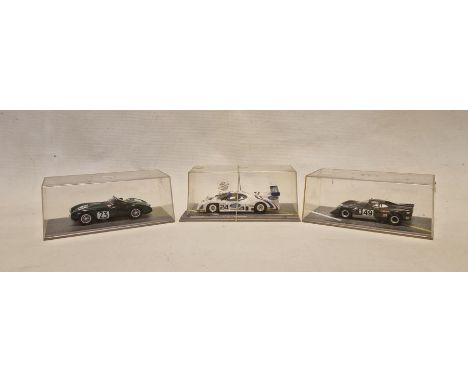 Three cased Bizarre model diecast 1/43 scale cars to include Rondeau M482 LM1983, BZ208 Frazer Nash Sebring #23 LM1956 and Ch