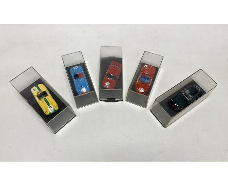 Five 1/43 scale diecast model cars to include Art Model, Pego, Jolly Models and Gamma Models (5)