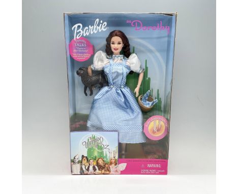 Barbie as Dorothy and her magical ruby slippers. This item comes sealed in its original box. UPC: 074299258121. Barbie #25812