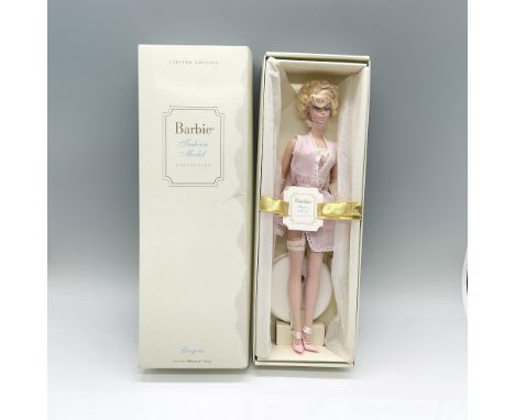 Part of the Barbie Collectibles, Fashion Model Collection, and is the fourth of the Silkstone Lingerie Barbie Doll. A blonde 