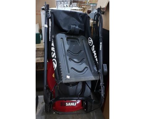 Petrol driven rotary lawnmower