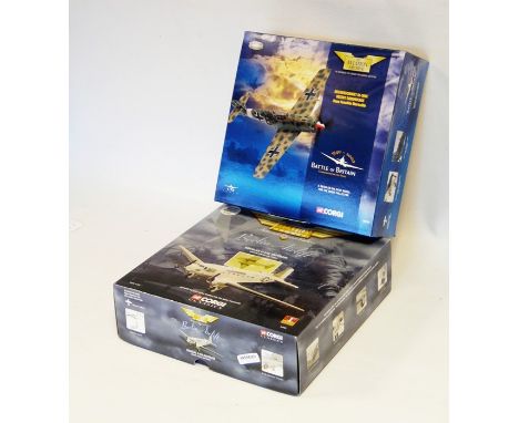 Corgi Classics first issue Berlin Airlift Douglas C&nbsp;47A sky train&nbsp;47101, Corgi Battle of Britain and Messerschmidt&
