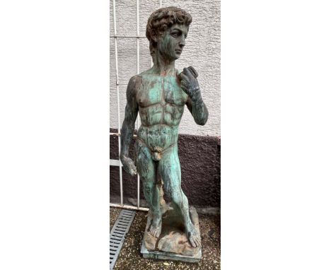 David. Deutsch 20. Jh. Bronze, H=140 cm. **