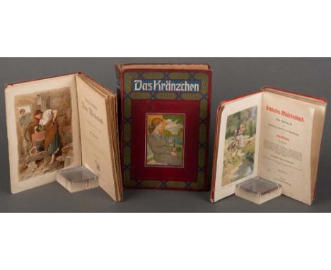 Drei Jugend-Publikationen. „Das Kränzchen“, Union Deutsche Verlagsgesellschaft, „Deutsches Mädchenbuch“, K. Thienemanns Verla