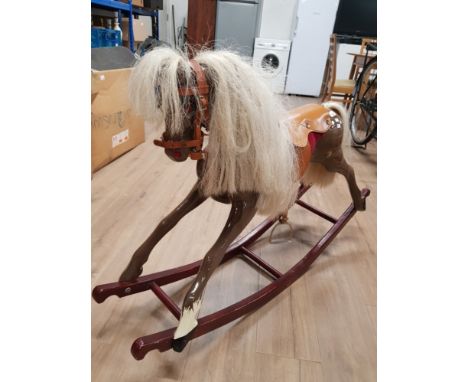 VINTAGE CHILDS ROCKING HORSE
