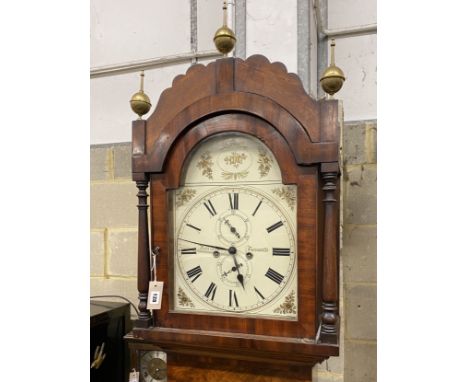 A Victorian mahogany 8 day longcase clock, marked Reid &amp; Son, Newcastle, height 234cm