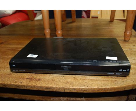 Panasonic model DMREX83 DVD recorder with built in Freeview, no cables