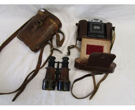 WWI binoculars &amp; camera